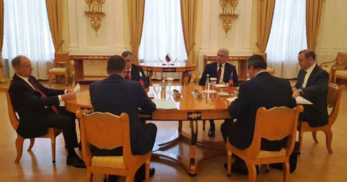 Արմեն Գրիգորյանը հանդիպել է ՌԴ ԱԽ քարտուղար Նիկոլայ Պատրուշևի հետ