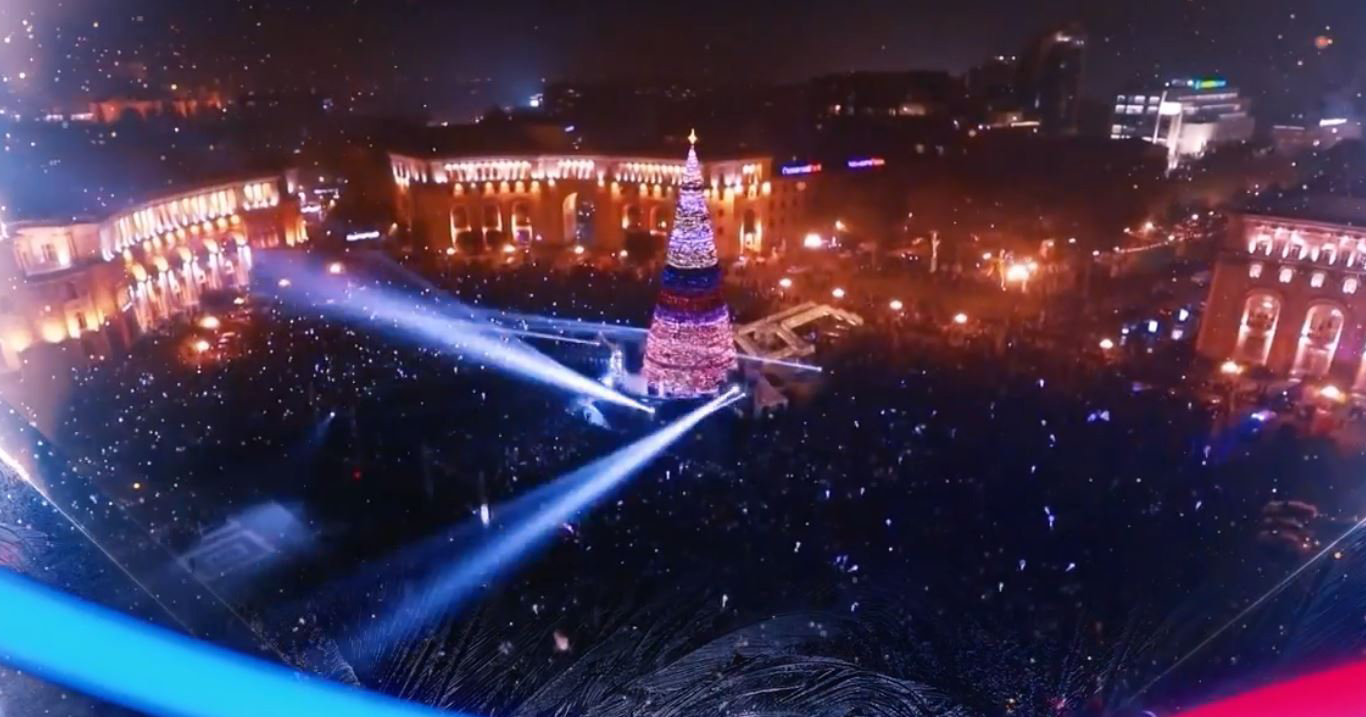 Հայաստանի գլխավոր տոնածառի լույսերը կվառվեն դեկտեմբերի 5–ին (տեսանյութ)