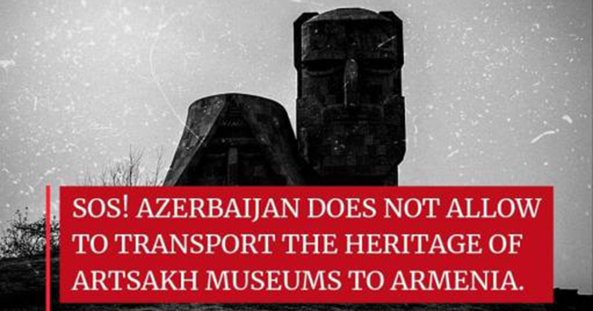 Ադրբեջանը թույլ չի տալիս Արցախի թանգարանային ժառանգությունը տեղափոխել Հայաստան․ ահազանգ