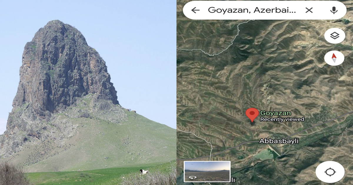 Այժմ այս լեռը և դրա հինավուրց հայկական ամրոցն ու այլ հնություններ արհեստածին Ադրբեջանի տարածքում են
