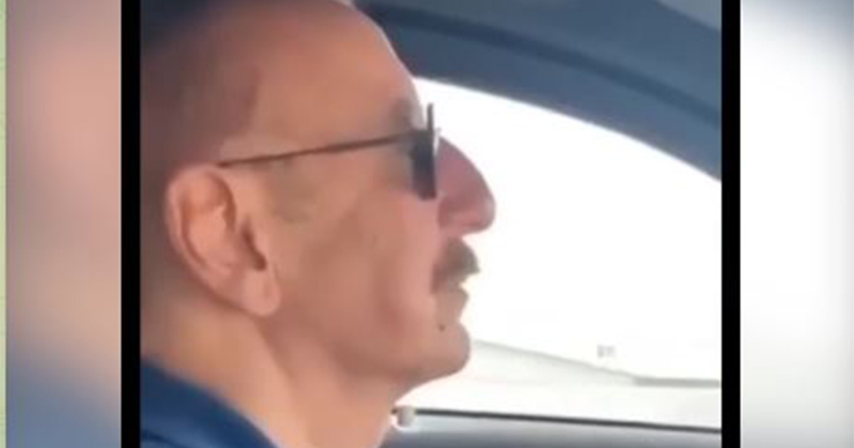 Ալիևը մեքենայում «Noldu Pashinyan» երգն է լսում (տեսանյութ)